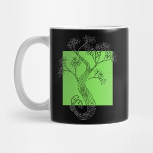 Limon Square Ink Tree Mug